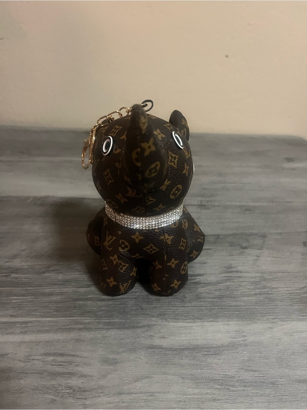 Brown Monogram Elephant Key Chain - Picture 3 of 5